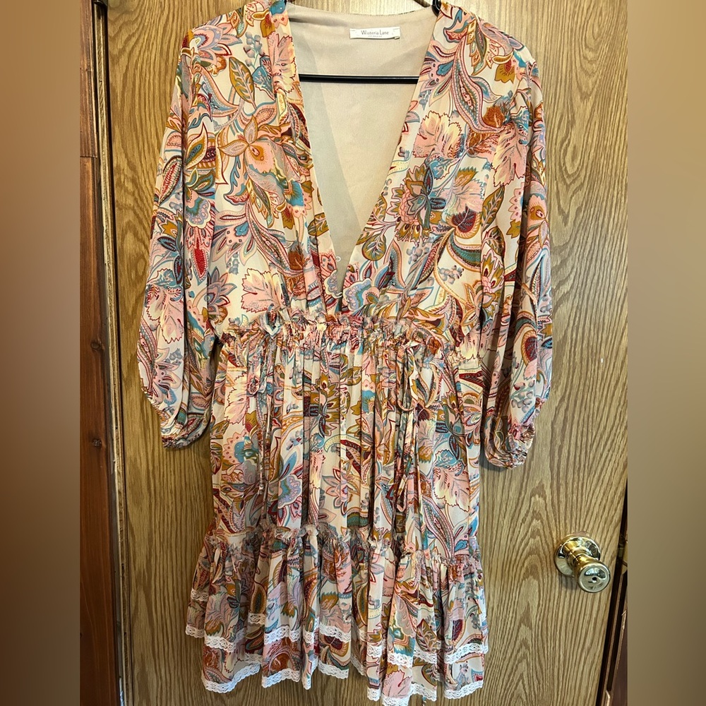 Floral V-Neck Dress